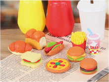 Load image into Gallery viewer, 382032 IWAKO FAST FOOD ERASERS-9 erasers