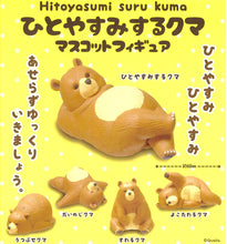 Load image into Gallery viewer, 70240 Hitoyasumi Suru Kuma Relax Bear Figurine Capsule-5