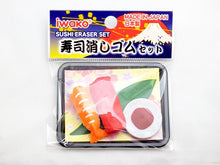 Load image into Gallery viewer, 38369 IWAKO Sushi Triple Eraser-1