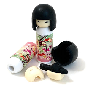 380036 Iwako Kokeshi Japanese Doll Eraser-Origami-1 eraser