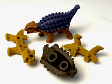 Load image into Gallery viewer, 380084 IWAKO DINO ANKYLOSAURUS ERASER-BROWN-1 ERASER