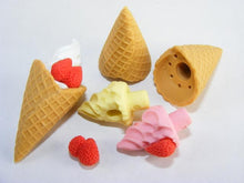Load image into Gallery viewer, 380125 IWAKO ICE CREAM WAFFLE ERASER-WHITE-1 ERASER