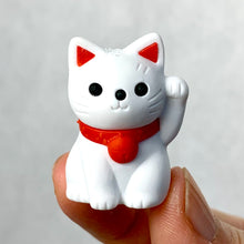 Load image into Gallery viewer, 380146 MANEKI WELCOME CAT ERASER-WHITE-1 ERASER