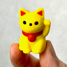 Load image into Gallery viewer, 380147 MANEKI WELCOME CAT ERASER-YELLOW-1 ERASER