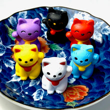 Load image into Gallery viewer, 380143 MANEKI WELCOME CAT ERASER-BLACK-1 ERASER