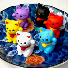 Load image into Gallery viewer, 380148 MANEKI WELCOME CAT ERASER-BLUE-1 ERASER