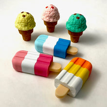 Load image into Gallery viewer, 380197 IWAKO ICE CREAM BAR ERASER-BLUE-1 ERASER