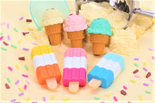 Load image into Gallery viewer, 380198 IWAKO ICE CREAM BAR ERASER-ORANGE-1 ERASER