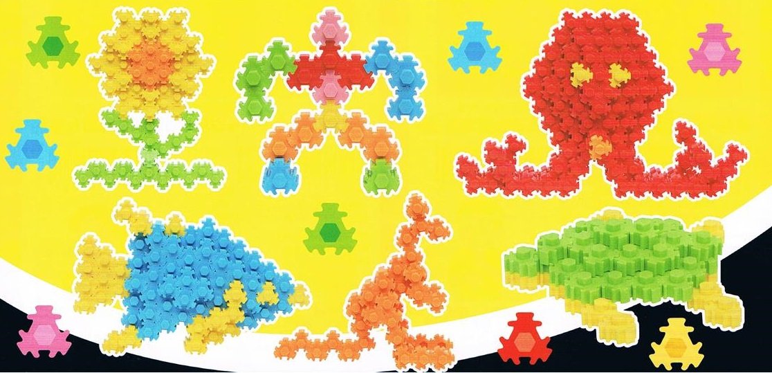 380252 IWAKO HEXAGON PUZZLE ERASERS-3 packs of erasers – IwakoUSA