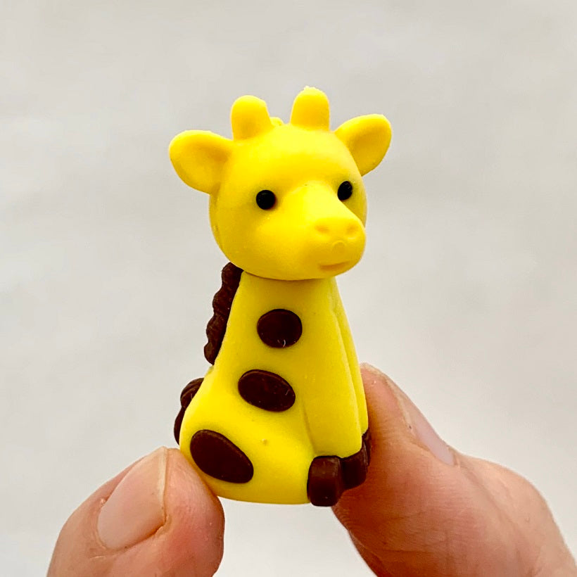 380325 IWAKO GIRAFFE ERASER YELLOW1 ERASER IwakoUSA