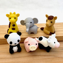 Load image into Gallery viewer, 380322 IWAKO ZOO ANIMAL ERASERS-6 erasers