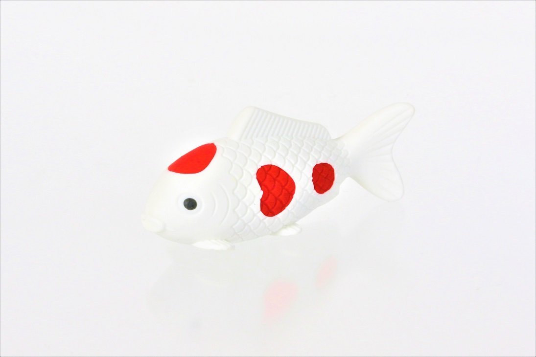 380523 Iwako Koi Erasers-White-1 eraser – IwakoUSA