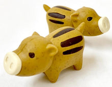 Load image into Gallery viewer, 380632 IWAKO WILD BABY BOAR ERASERS BROWN-1 eraser