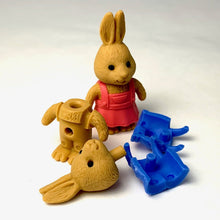 Load image into Gallery viewer, 381442 IWAKO PET ERASERS-RABBIT, BEAR, DOG-10 erasers