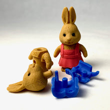 Load image into Gallery viewer, 381302 IWAKO RABBIT ERASERS-2 erasers