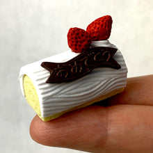 Load image into Gallery viewer, 381484 IWAKO LOG CAKE ERASER-WHITE-1 eraser