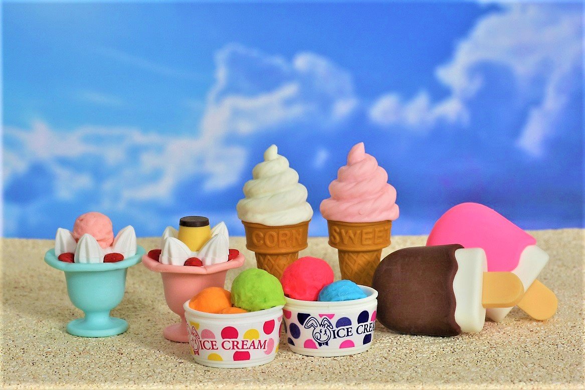 381492 IWAKO ICE CREAM ERASERS-8 erasers – IwakoUSA