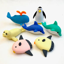 Load image into Gallery viewer, 381805 IWAKO WHALE ERASER LIGHT BLUE-1 eraser