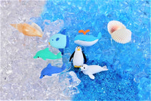 Load image into Gallery viewer, 381804 IWAKO DOLPHIN ERASER-TROPICAL BLUE-1 eraser