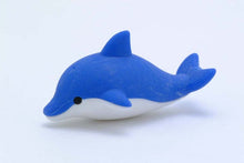 Load image into Gallery viewer, 381803 IWAKO DOLPHIN ERASER-BLUE-1 eraser