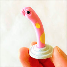 Load image into Gallery viewer, 381827 IWAKO GARDEN EEL ERASERS-ASSORTED 3 COLORS-3 erasers