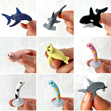 Load image into Gallery viewer, 381827 IWAKO GARDEN EEL ERASERS-ASSORTED 3 COLORS-3 erasers