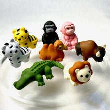 Load image into Gallery viewer, 382372 IWAKO SAFARI ANIMAL ERASER-8 erasers