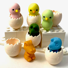 Load image into Gallery viewer, 382417 IWAKO BABY DINO & EGG ERASER-GREEN-1 eraser
