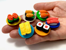 Load image into Gallery viewer, 382622 IWAKO SUSHI-GO-ROUND ERASERS-6 packs of 12 erasers