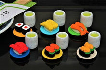 Load image into Gallery viewer, 382622 IWAKO SUSHI-GO-ROUND ERASERS-6 packs of 12 erasers