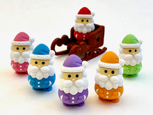 Load image into Gallery viewer, 382647 IWAKO SANTA CLAUS ERASER-BLUE-1 eraser