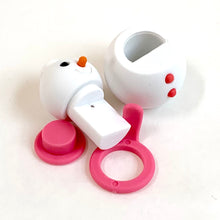 Load image into Gallery viewer, 382655 IWAKO SNOWMAN ERASER-PINK-1 ERASER