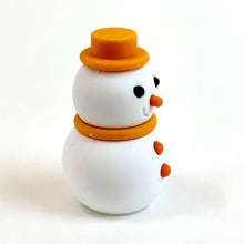 Load image into Gallery viewer, 382654 IWAKO SNOWMAN ERASER-ORANGE-1 ERASER