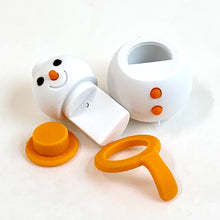 Load image into Gallery viewer, 382654 IWAKO SNOWMAN ERASER-ORANGE-1 ERASER