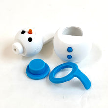 Load image into Gallery viewer, 382657 IWAKO SNOWMAN ERASER-BLUE-1 ERASER