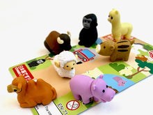 Load image into Gallery viewer, 382901 IWAKO SAVANNA ERASERS CARD-1 Card