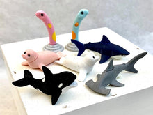 Load image into Gallery viewer, 382941 IWAKO OCEAN ANIMALS ERASERS CARD-1 Card