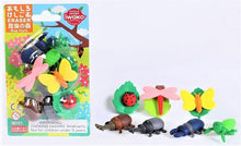 Load image into Gallery viewer, 382961 IWAKO BUG HUNT ERASER CARD-1 CARD