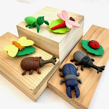 Load image into Gallery viewer, 382961 IWAKO BUG HUNT ERASER CARD-1 CARD