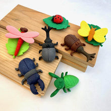 Load image into Gallery viewer, 382961 IWAKO BUG HUNT ERASER CARD-1 CARD