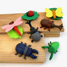 Load image into Gallery viewer, 382961 IWAKO BUG HUNT ERASER CARD-1 CARD
