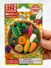 Load image into Gallery viewer, 383051 IWAKO VEGETABLE BASKET ERASER CARDS-1 CARD