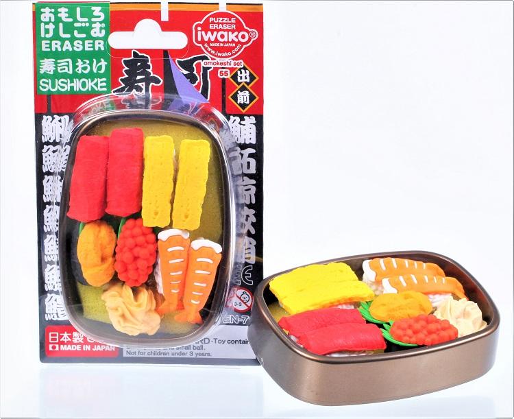 383111 IWAKO SUSHI BOX ERASER CARD-1 CARD – IwakoUSA