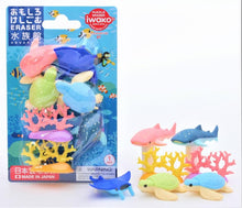 Load image into Gallery viewer, 383161 IWAKO AQUARIUM ERASER CARD-1 CARD