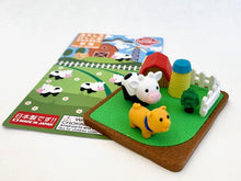 Load image into Gallery viewer, 383221 IWAKO FARM ANIMALS ERASER CARD-1 CARD

