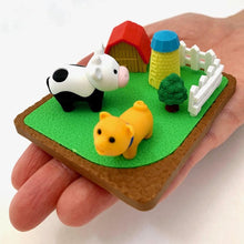 Load image into Gallery viewer, 383221 IWAKO FARM ANIMALS ERASER CARD-1 CARD