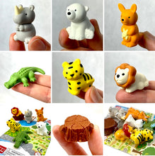 Load image into Gallery viewer, 383281 IWAKO SAFARI ERASER CARD-1 CARD