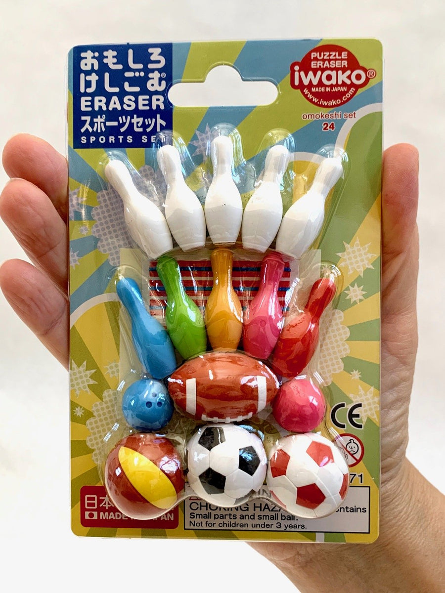 383291 IWAKO SPORTS ERASER CARD-1 CARD – IwakoUSA