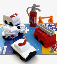 Load image into Gallery viewer, 383411 IWAKO EMERGENCY VEHICLE ERASER CARD-1 CARD