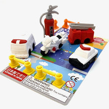 Load image into Gallery viewer, 383411 IWAKO EMERGENCY VEHICLE ERASER CARD-1 CARD